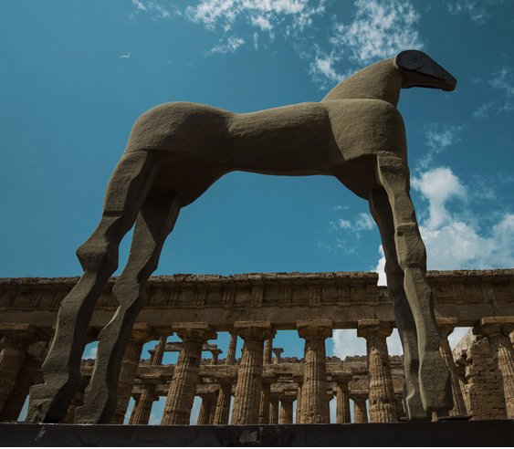 Cavallo di sabbia di Mimmo Paladino, Italia Contemporanea, Sky Arte