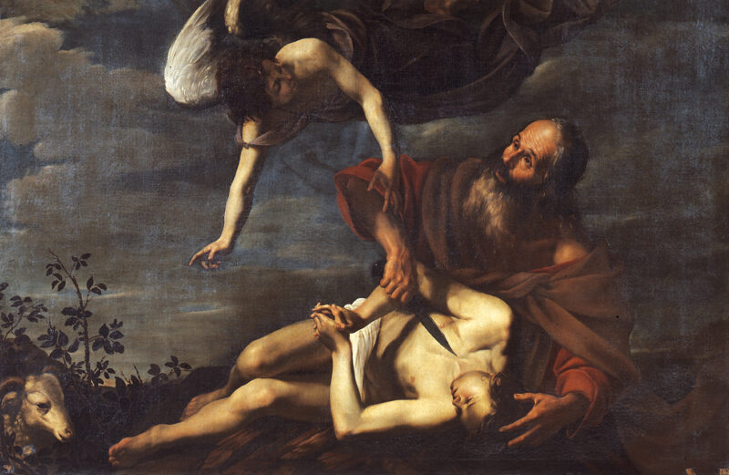 Orazio Riminaldi, Sacrificio d'Isacco. Roma, Gallerie Nazionali d'Arte Antica, Palazzo Barberini