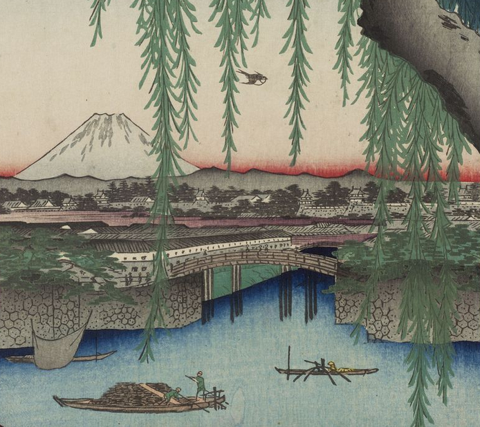 Hiroshige, il cofanetto con le 100 vedute di luoghi celebri di Edo