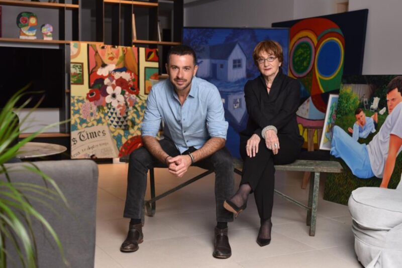 Steeve Nassima e Suzanne Landau Photo Meir Cohen