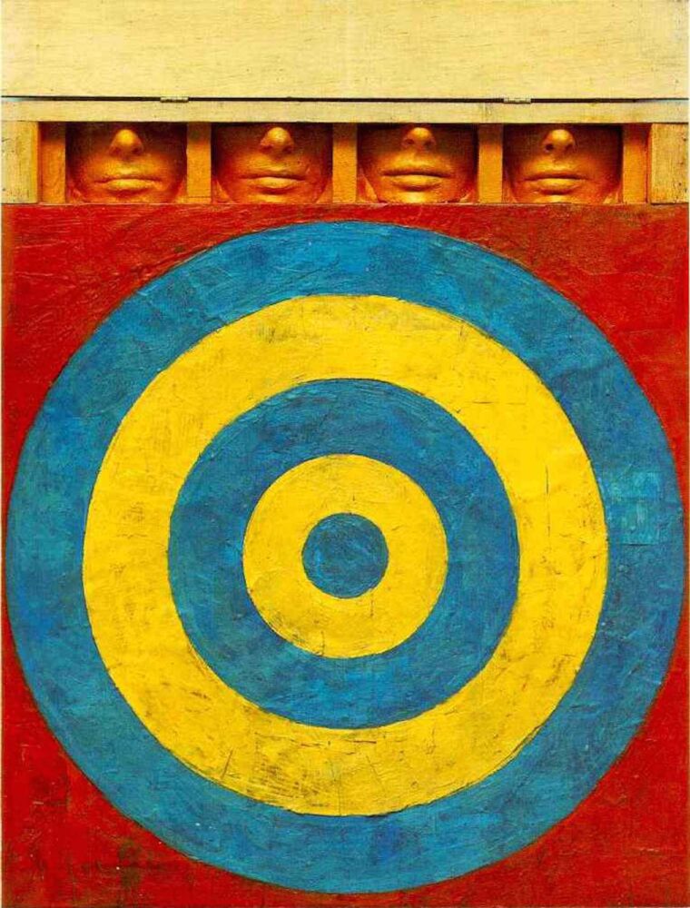 Un'opera di Jasper Johns