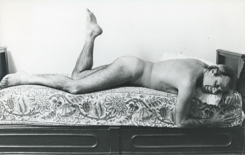 Achille Bonito Oliva, 1981 Foto / Photo Sandro Giustibelli CRRI – Centro di Ricerca Castello di Rivoli, Castello di Rivoli Museo d'Arte Contemporanea, Rivoli - Torino Donazione / Gift Archivio Achille Bonito Oliva