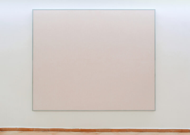 Ettore Spalletti Senza titolo , 1989 Impasto di colore su tavola Color impasto on board Cm 200 x 240
