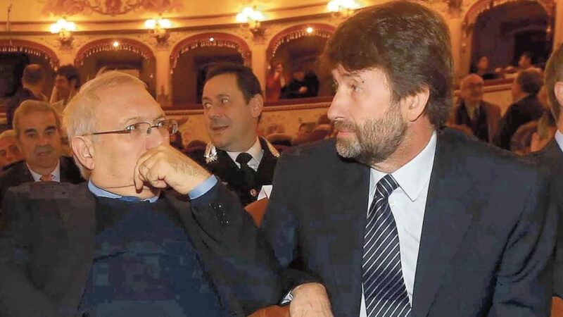 I ministri Bianchi e Franceschini, firmatari del protocollo
