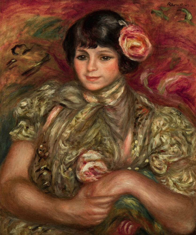 Pierre-Auguste Renoir, Femme à la rose, est. £1,000,000-1,500,000