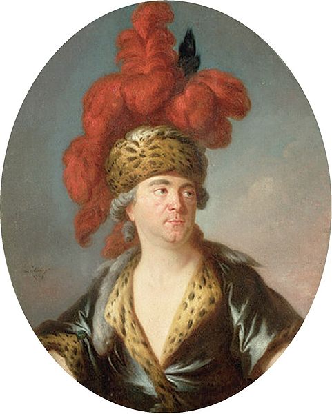 Portrait de Le Kain dans le rôle de Gengis Khan, 1769 - Simon-Bernard Lenoir