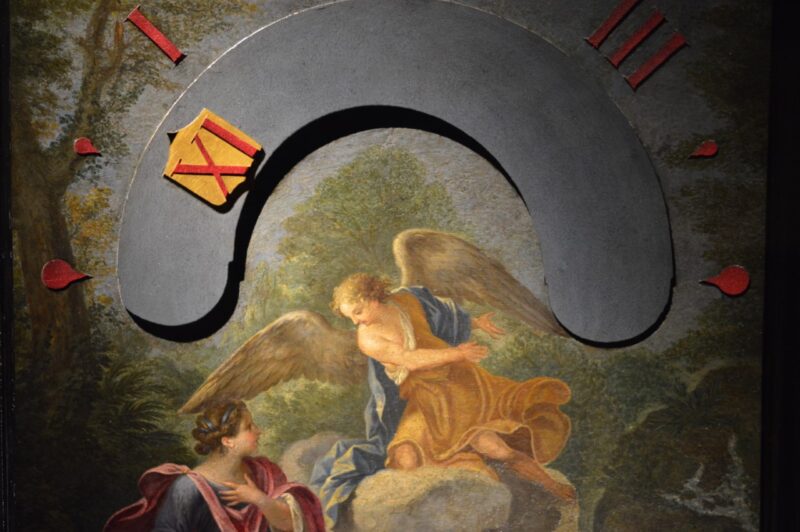 Orologio notturno con suoneria, Pier Tommaso Campani e Filippo Lauri, dettaglio