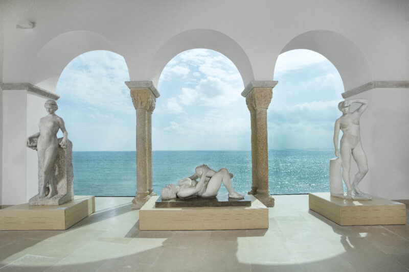 Una sala del Museo Maricel a Sitges, in Catalogna.