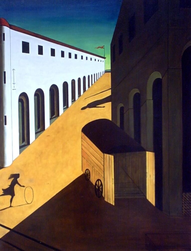 Giorgio De Chirico, Mistery and Melancholy of a street (1914