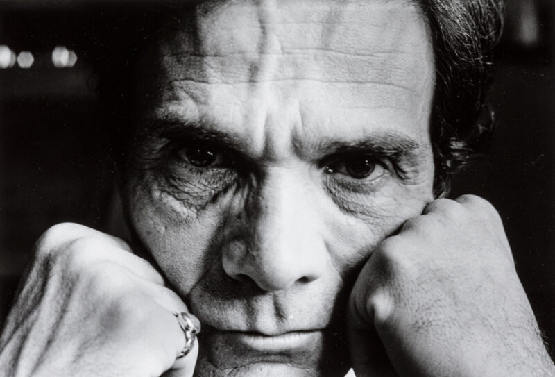 Pier Paolo Pasolini, Roma 1971 - foto di Sandro Becchetti