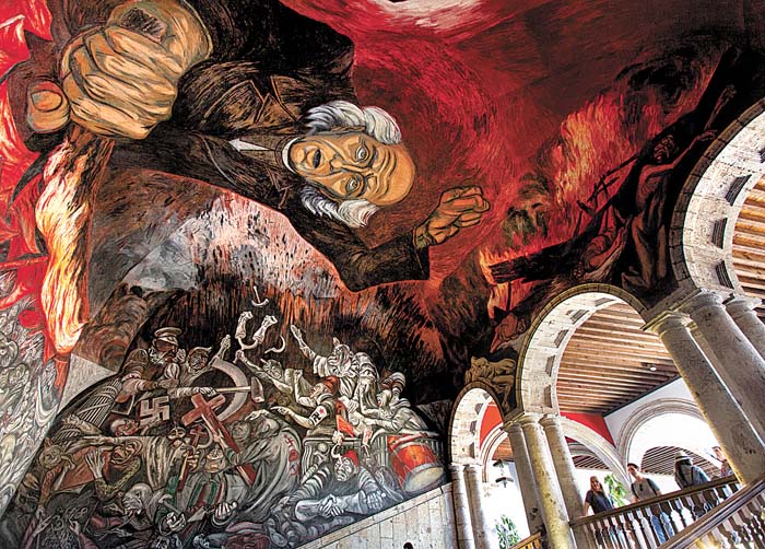 La sottile eco di Michelangelo nella pittura murale di Josè Clemente Orozco