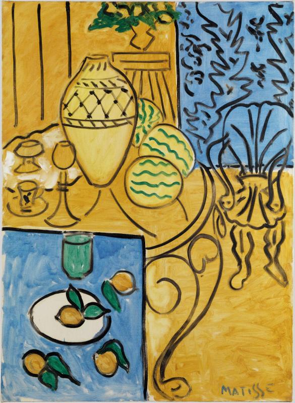 Henri Matisse, Intèrieur jaune et bleu