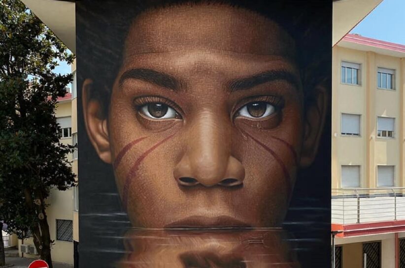 Il Basquiat di Jorit a Diamante