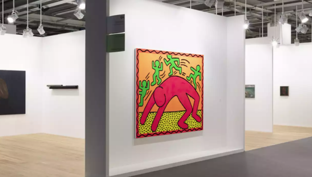Keith Haring, Untitled, 1982, allo stand di Gladstone Gallery ad Art Basel