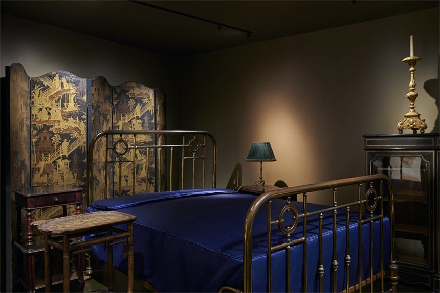 Ricostruzione della camera da letto di Marcel Proust (1871-1922) © Pierre Antoine
