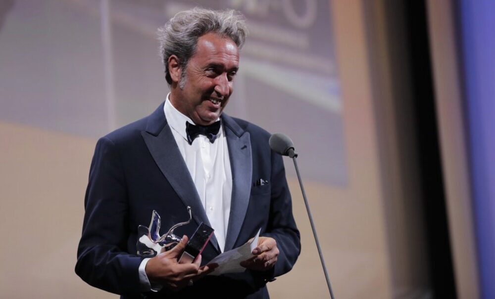 Paolo Sorrentino ritira il premio