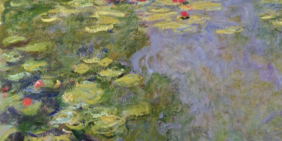 Claude Monet, Lo stagno delle ninfee, 1917-1919 circa. Olio su tela, 130x120 cm © Musée Marmottan Monet, Académie des beaux-arts, Paris