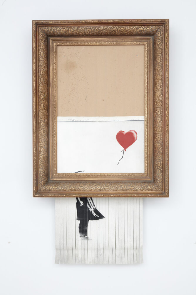 Banksy's Love is in the Bin, 2018