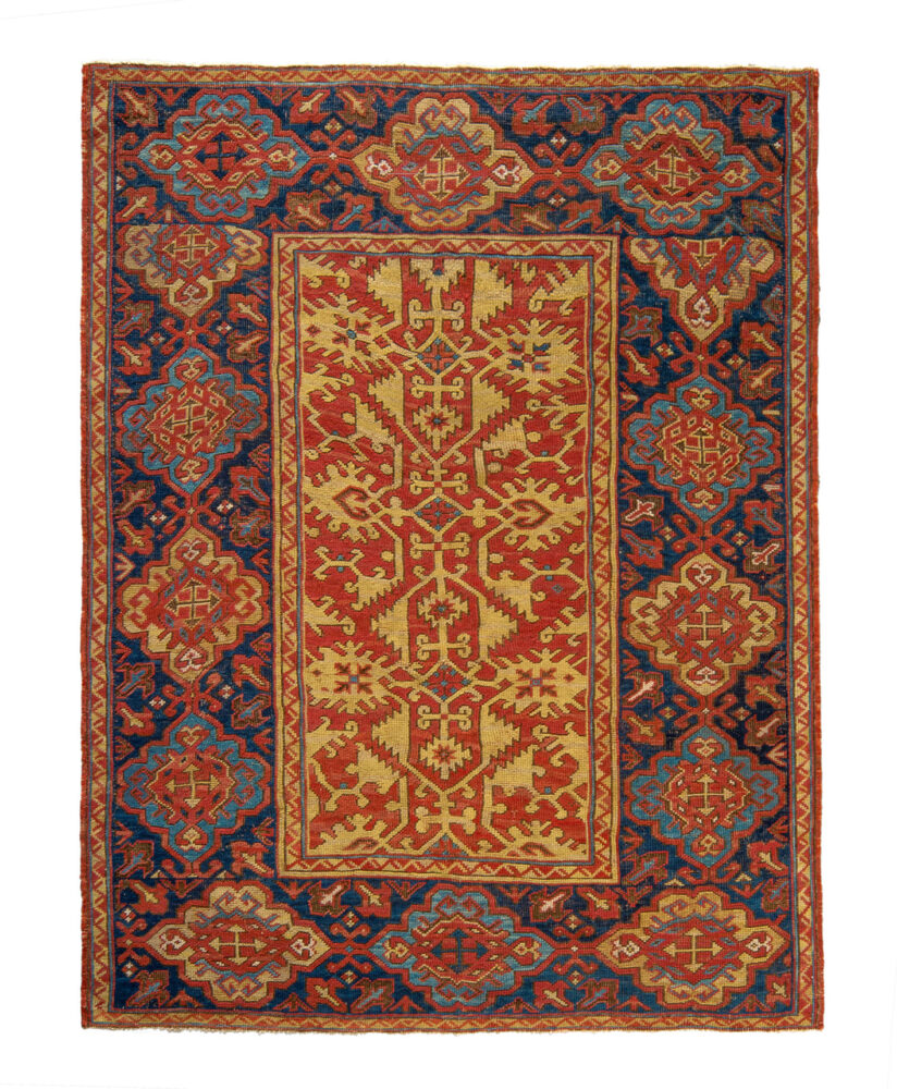 MIRCO CATTAI FINE ART AND ANTIQUE RUGS “Lotto” Anatolia centrale, meta’ XVII secolo, cm 156x114