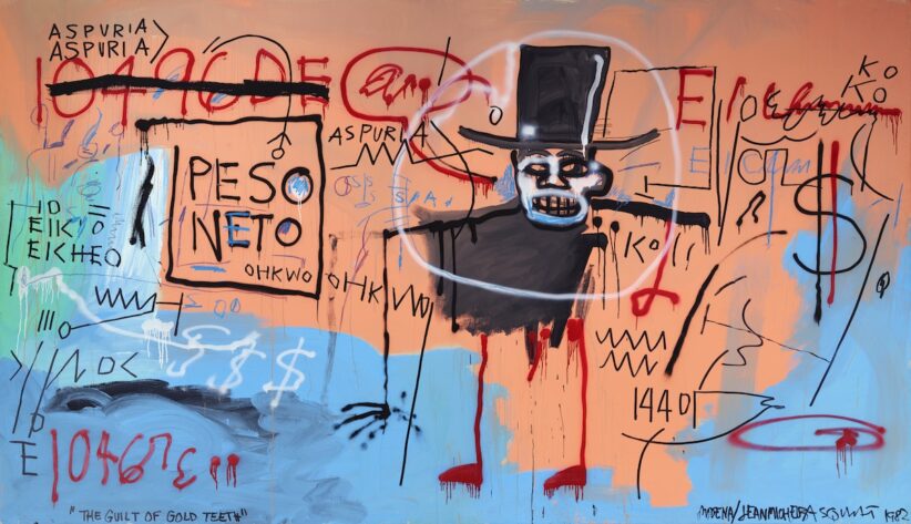Jean-Michel Basquiat, The Guilt of Golden Teeth, 1982.