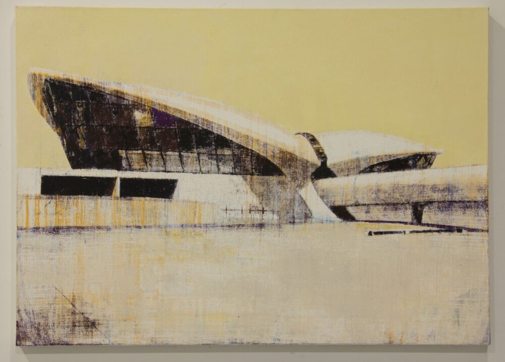 Enoc Perez TWA Terminal, Kennedy Airport 2006 olio su tela / oil on canvas 76,2 x 106,7 cm Courtesy and © Enoc Perez