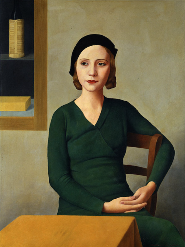 Antonio Donghi, Donna al caffè, 1931. Olio su tela. Venezia, Ca’ Pesaro - Galleria Internazionale d’Arte Moderna (Archivio fotografico Fondazione Musei Civici, Venezia) © Antonio Donghi by SIAE 2021