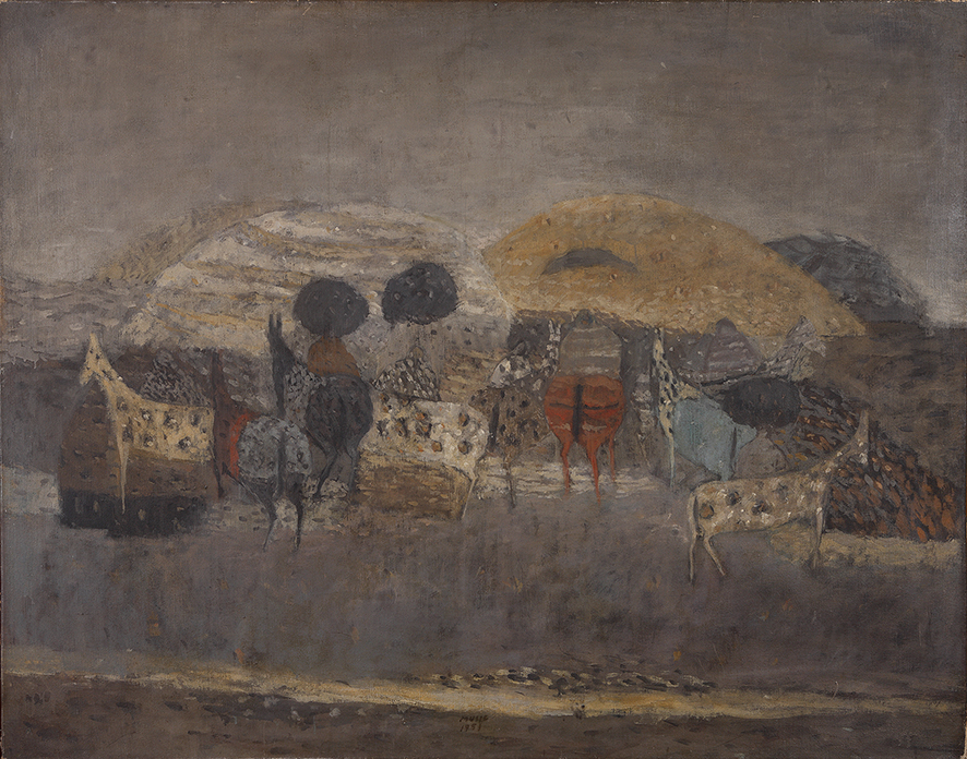 Zoran Music, Motivo dalmata, 1951, olio su tela, 116x148cm