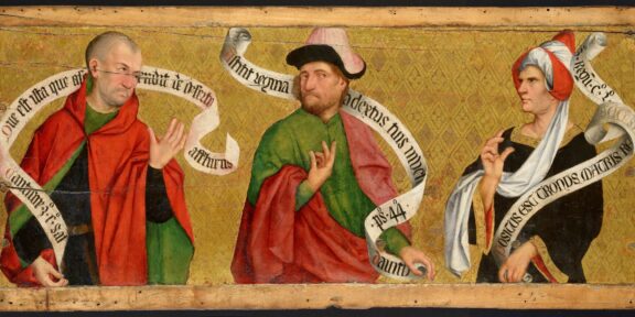 Antoine de Lonhy, Tre profeti, 1480 ca. Pioppo Lione, Musée des Beaux-Arts