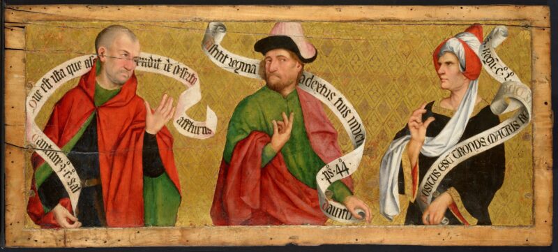 Antoine de Lonhy, Tre profeti, 1480 ca. Pioppo Lione, Musée des Beaux-Arts