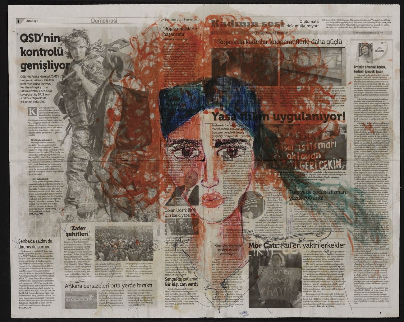 Arte e libertà. Zehra Doğan: resistenza, creatività e prigionia di un’attivista curda