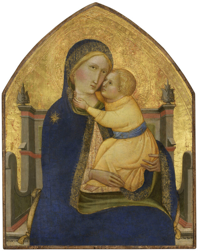Agnolo di Taddeo Gaddi: Madonna col Bambino, c. 1373, tempera su tavola, fondo oro, cm 48,5 x 38