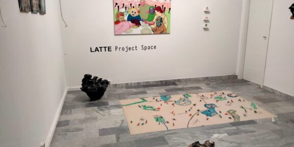 Che la festa cominci! - Exhibition view, Latte project space, Faenza, 2021 - Courtesy Latte project space