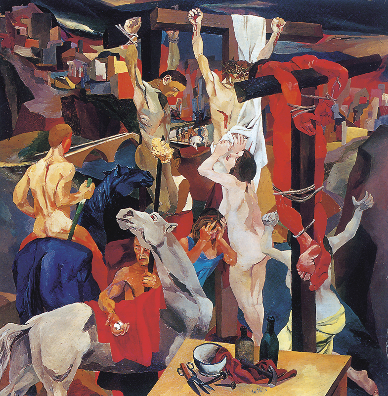 RENATO GUTTUSO (Bagheria, 1911 – Roma, 1987) Crocifissione 1941 olio su tela, 200 x 200 cm Roma, Galleria Nazionale d’Arte Moderna e Contemporanea