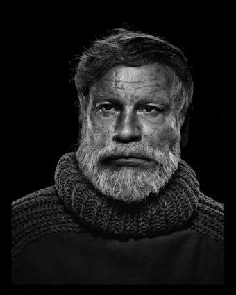 Courtesy of the Artist and Yancey Richardson Gallery Yousuf Karsh - Ernest Hemingway (1957), 2014 - Homage- Malkovich and the Masters