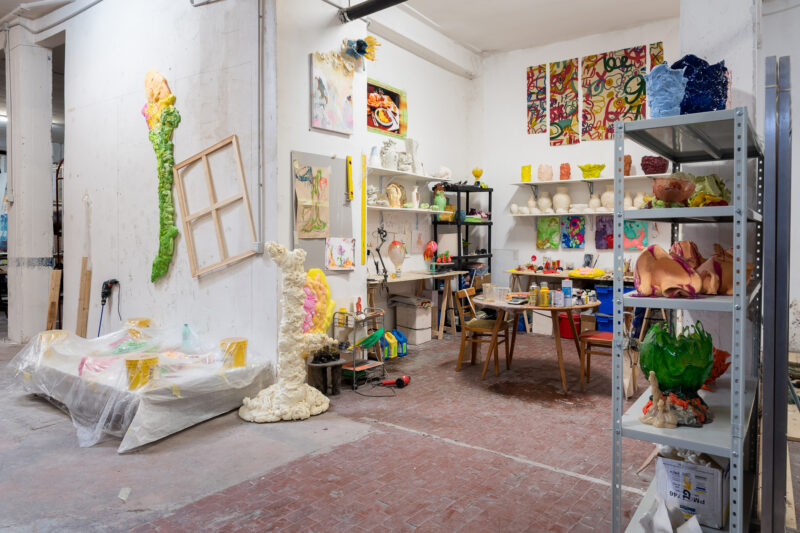 Guglielmo Maggini, vista studio, ph. Eleonora Cerri Pecorella - Courtesy Post Ex