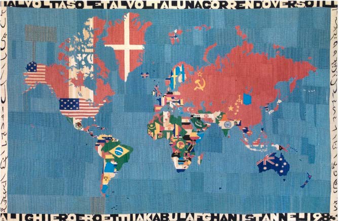 Qualcosa di lontano. Alighiero Boetti e il legame con l’Afghanistan in mostra a Parigi