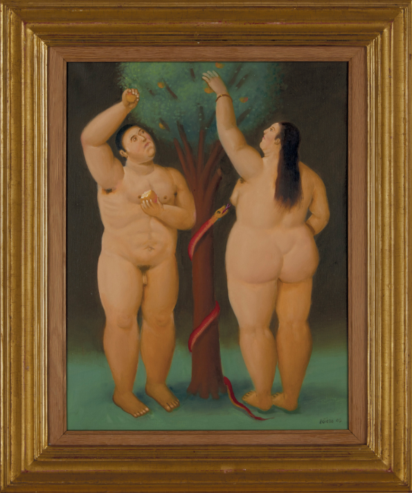 Fernando Botero, Adamo ed Eva. Stima 280-320 mila euro