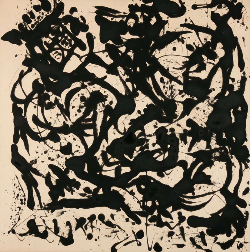 Lot 11. Jackson Pollock, Number 17, 1951. Est. 25,000,000 - 35,000,000 USD