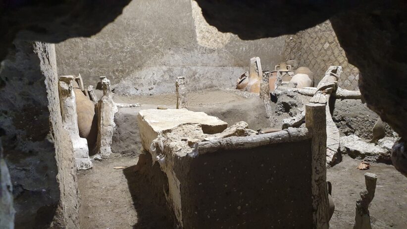 La stanza degli schiavi, a Pompei