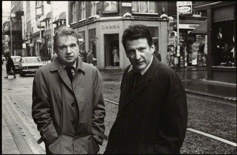 Harry Diamond, Francis Bacon and Lucian Freud; National Portrait Gallery, London