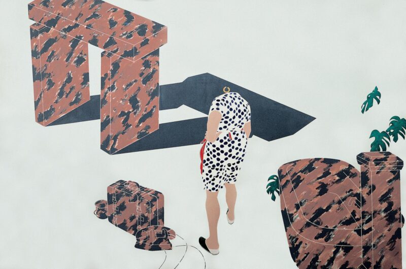 Emilio Tadini Viaggio in Italia, 1971 Acrylic on canvas 200 x 300.5 x 3 cm Courtesy: Gió Marconi, Milan