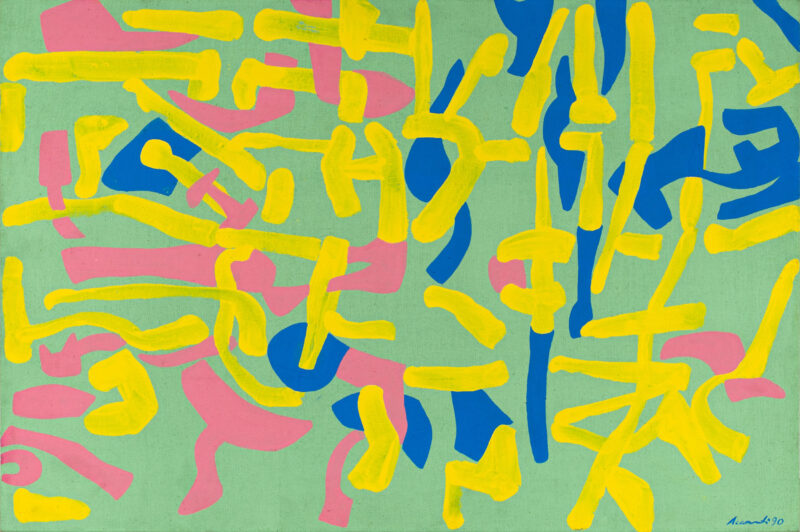 Carla Accardi_Senza titolo_1990_Vinilico su tela_60 x 90 cm