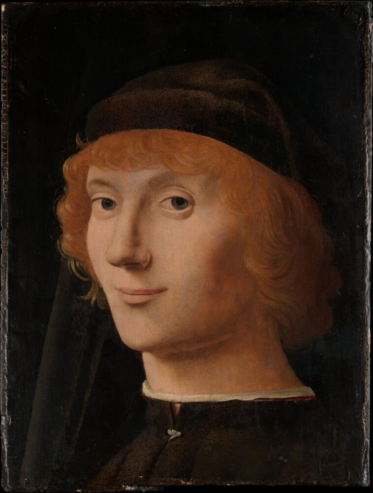 Antonello da Messina, Portrait of a Young Man, ca. 1470. Courtesy of the Metropolitan Museum of Art.