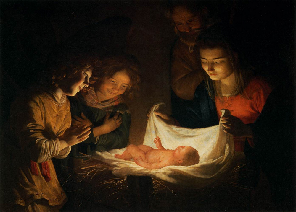 Gerrit van Honthorst, L’Adorazione dei pastori