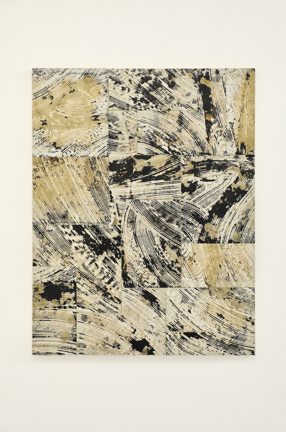 Stefano Comensoli_Nicolò Colciago, Visioni di un oltre - La più pallida idea, 2021, flooring (linoleum), 96,5x74,5x4 cm. Courtesy the artists
