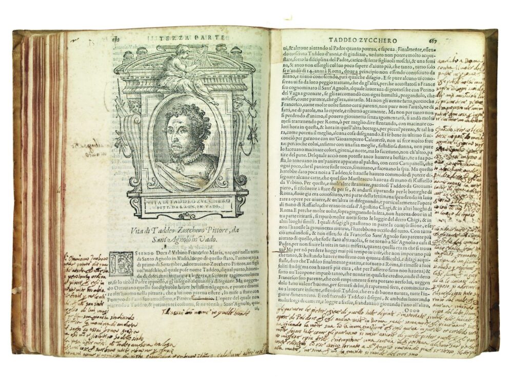 Le postille autografe di Federico Zuccari sul volume delle Vite acquisito da Siena