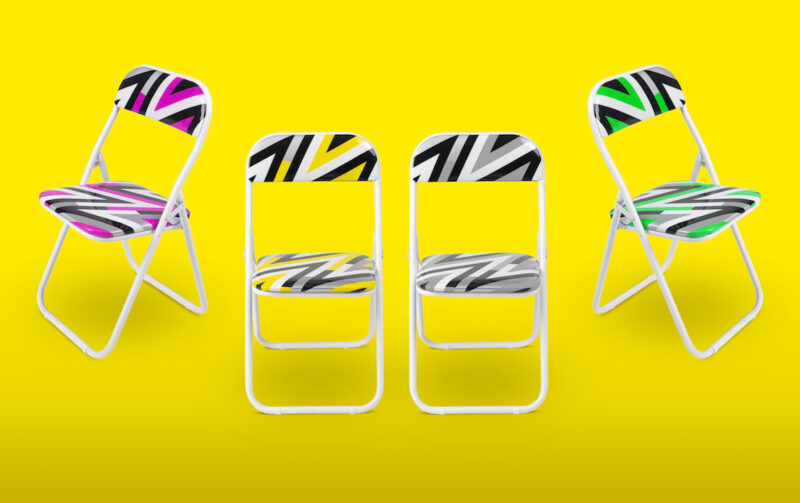 Le sedie pieghevoli Juventus by Seletti