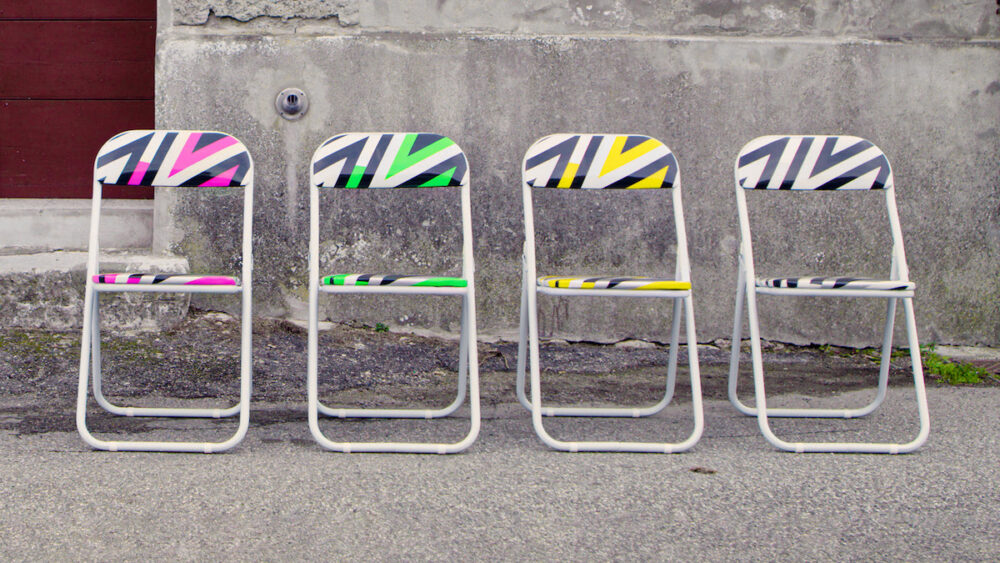 Le sedie pieghevoli Juventus by Seletti