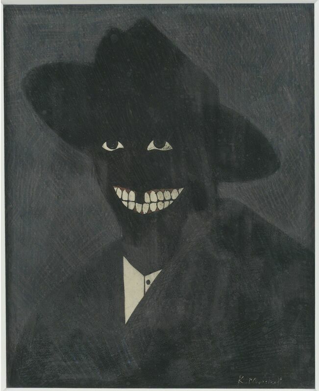 Kerry James Marshall A Portrait of the Artist as a Shadow of His Former Self, 1980 "Kerry James Marshall: Mastry" at MCA Chicago, Chicago