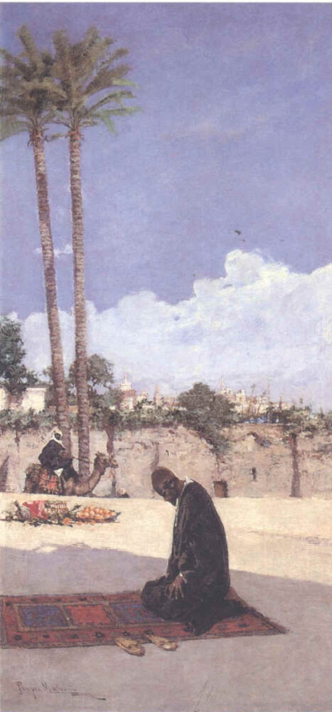 Pompeo Mariani, In preghiera (1881)
